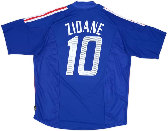 2002-04 France Home Shirt Zidane #10 (XL)