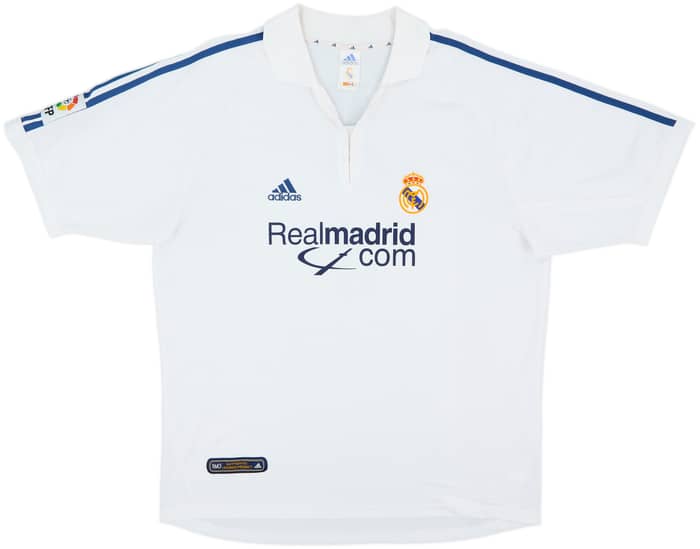2001 Real Madrid Home Shirt Raul #7 - 8/10 - (XL)