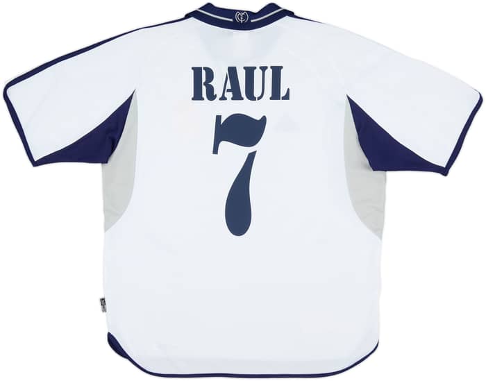 2000-01 Real Madrid Home Shirt Raul #7 - 6/10 - (L)