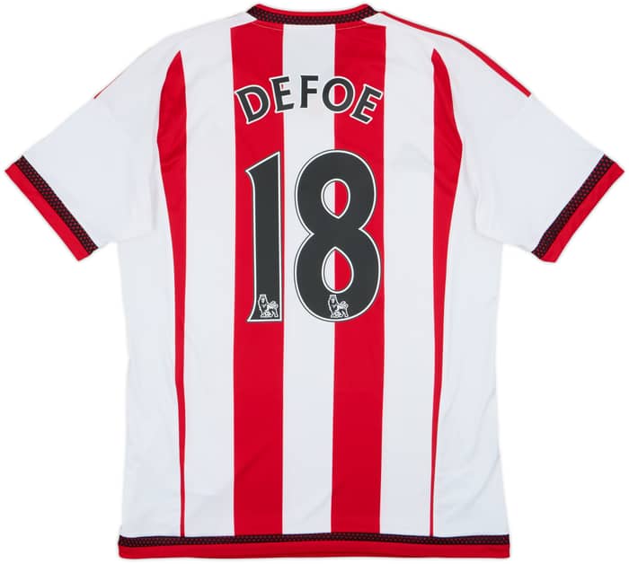 2015-16 Sunderland Home Shirt Defoe #18 - 6/10 - (M)