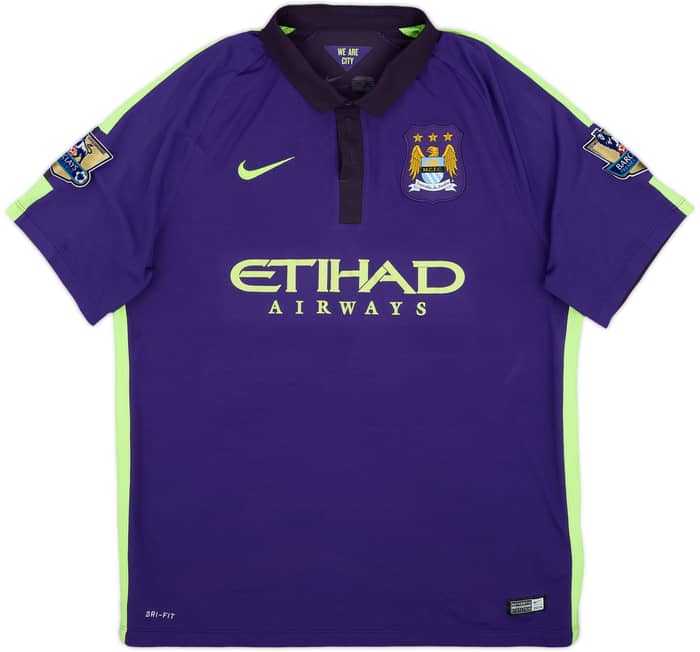 2014-15 Manchester City Third Shirt Silva #21 - 7/10 - (XL)