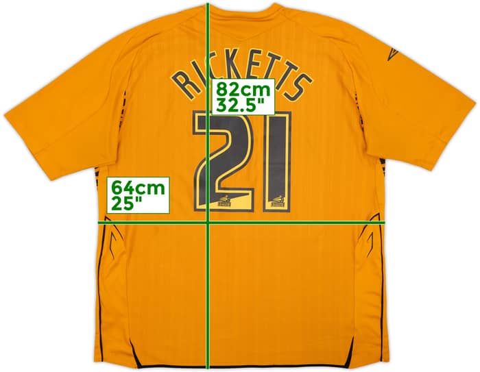 2007-08 Hull City Home Shirt Ricketts #21 - 6/10 - (3XL)