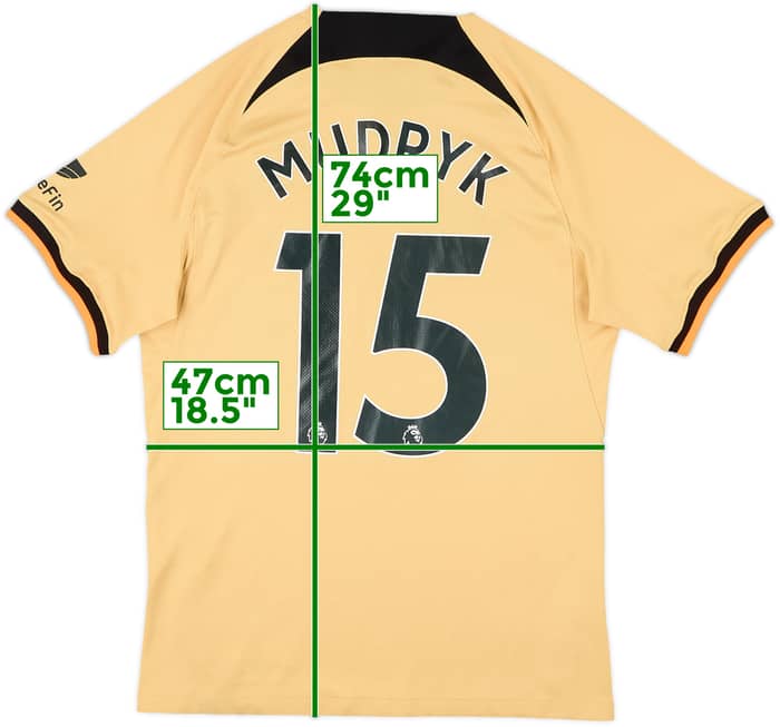 2022-23 Chelsea Third Shirt Mudryk #15 - 9/10 - (S)