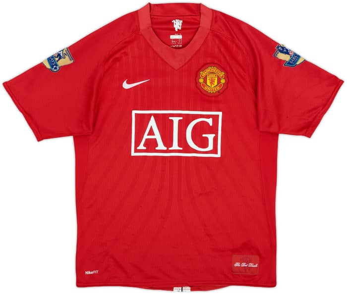 2007-09 Manchester United Home Shirt Nani #17 - 4/10 - (S)