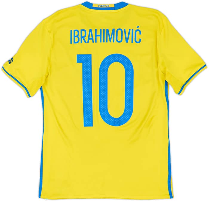 2016-17 Sweden Home Shirt Ibrahimovic #10 - 8/10 - (S)