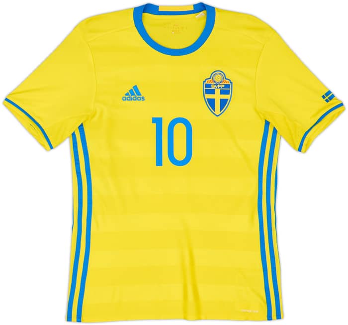 2016-17 Sweden Home Shirt Ibrahimovic #10 - 8/10 - (S)