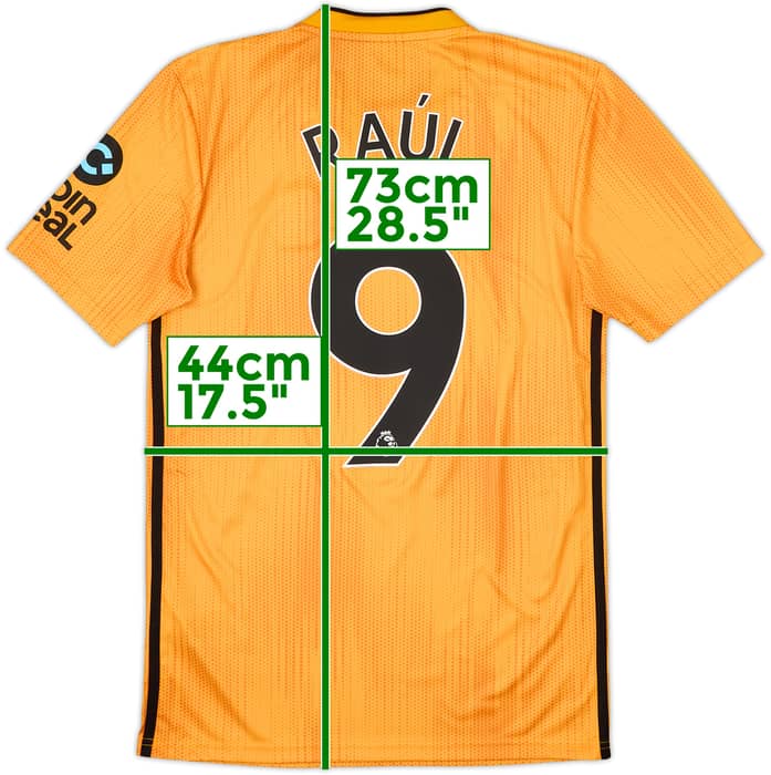 2018-19 Wolves Home Shirt Raul #9 - 9/10 - (XS)