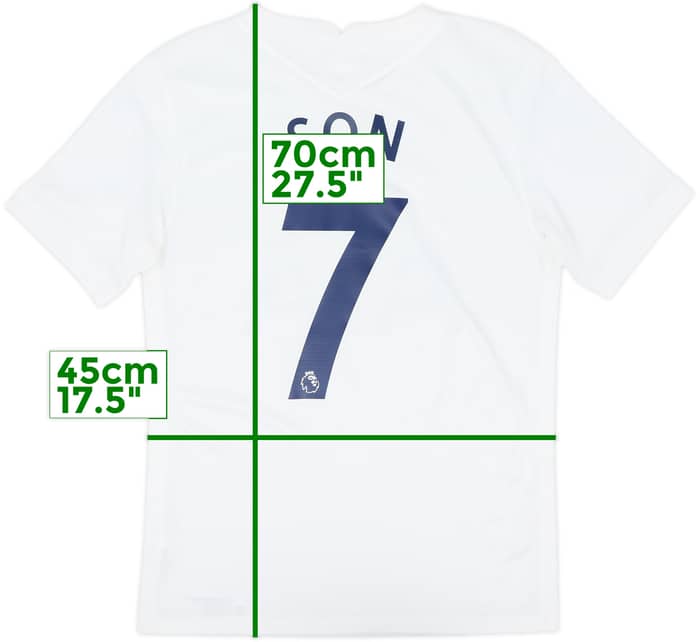 2021-22 Tottenham Home Shirt Son #7 - 6/10 - (S)