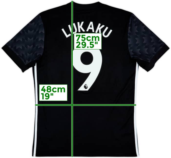 2017-18 Manchester United Away Shirt Lukaku #9 - 8/10 - (M)