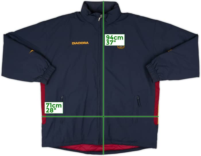 2003-04 Bradford City Diadora Hooded Rain Jacket - 8/10 - (XL)