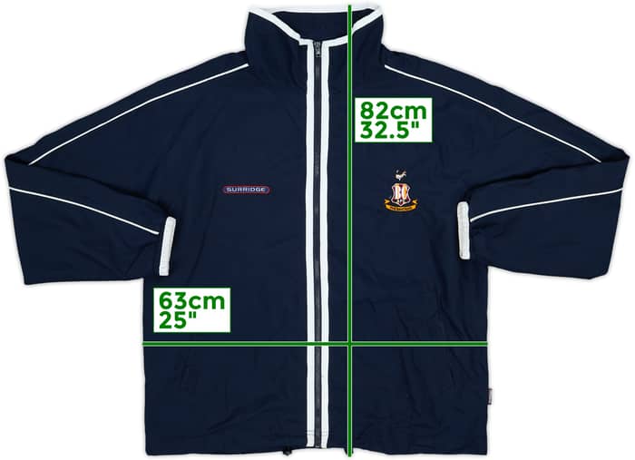 2005-06 Bradford City Surridge Track Jacket - 8/10 - (L)