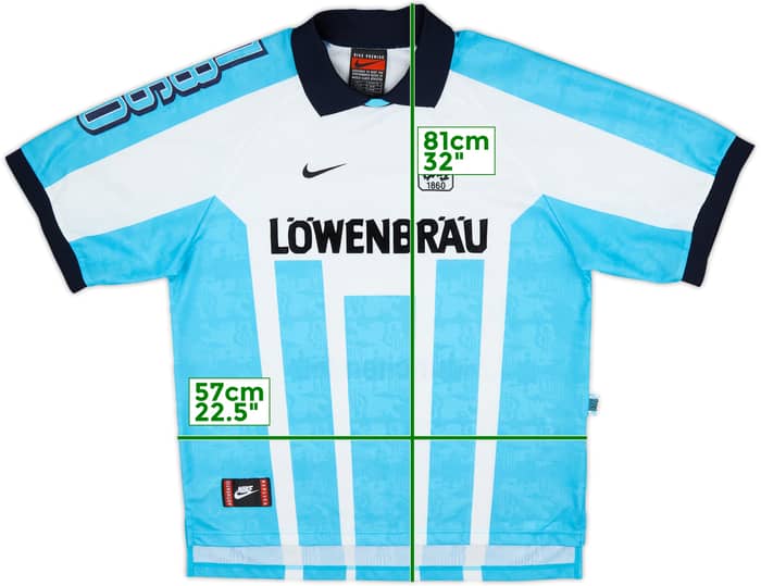 1996-97 1860 Munich Home Shirt - 8/10 - (XL)