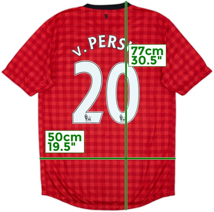 2012-13 Manchester United Home Shirt V.Persie #20 - 7/10 - (M)