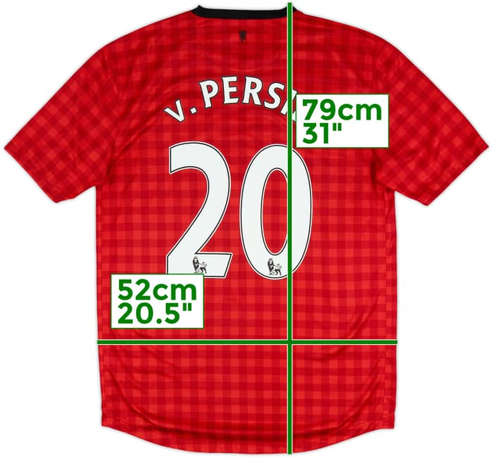 2012-13 Manchester United Home Shirt V.Persie #20 - 6/10 - (M)