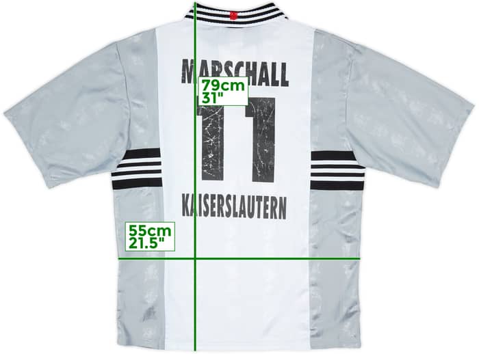 1997-98 Kaiserslautern Away Shirt Marschall #11 - 7/10 - (XL)