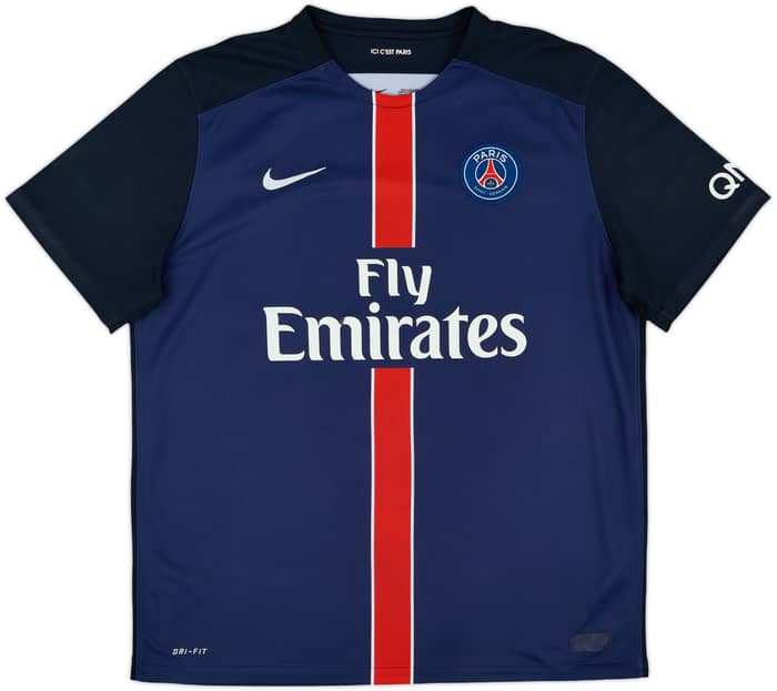 2015-16 Paris Saint-Germain Home Shirt Ibrahimovic #10 - 6/10 - (XL)