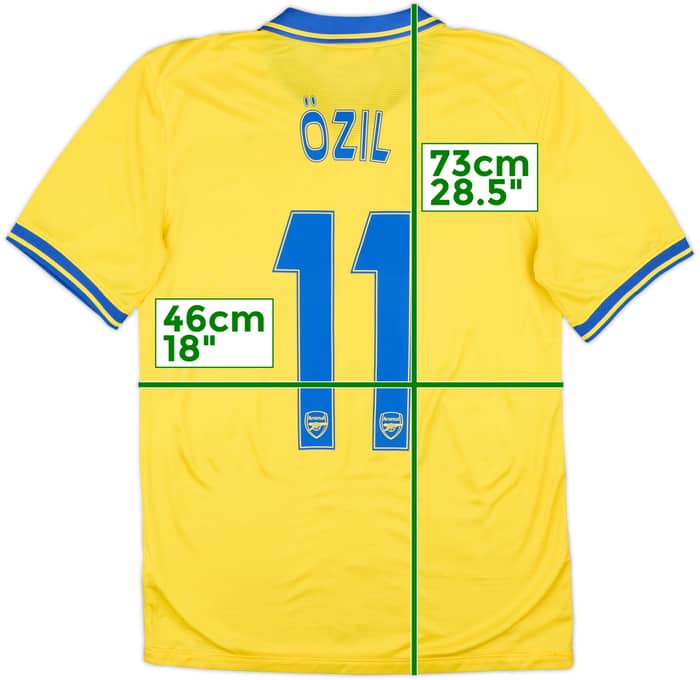 2013-14 Arsenal Away Shirt Ozil #11 - 8/10 - (S)