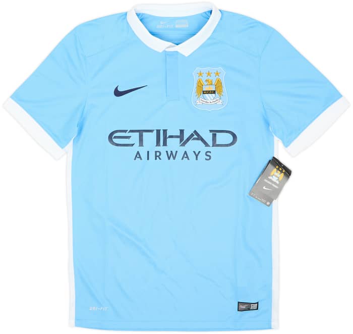 2015-16 Manchester City Home Shirt Toure Yaya #42 (S)