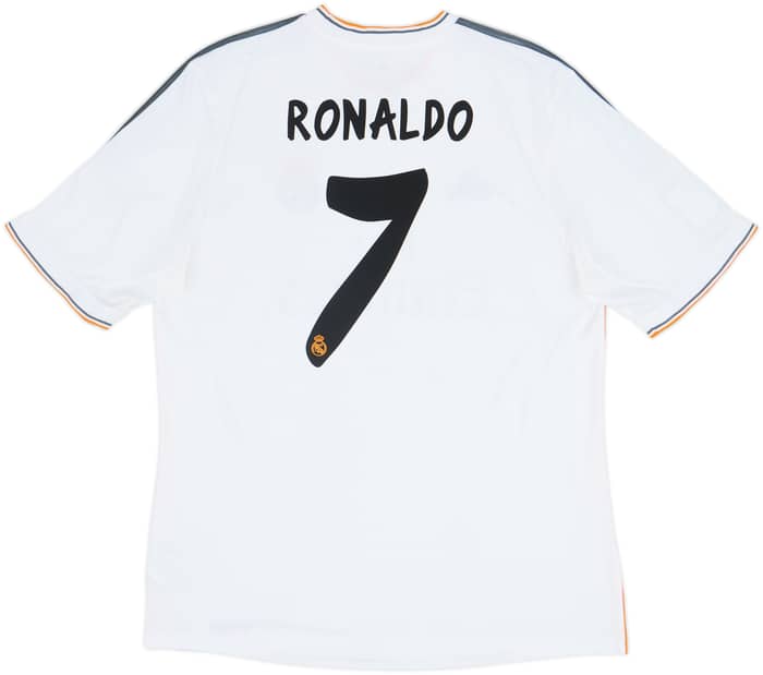 2013-14 Real Madrid Home Shirt Ronaldo #7 - 6/10 - (XL)