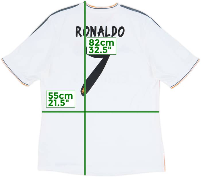 2013-14 Real Madrid Home Shirt Ronaldo #7 - 6/10 - (XL)