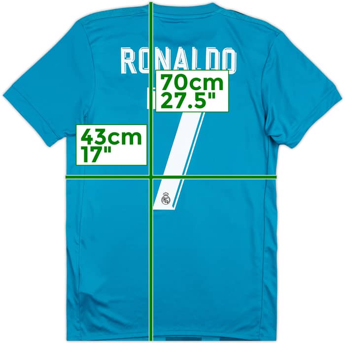 2017-18 Real Madrid Third Shirt Ronaldo #7 - 8/10 - (XS)