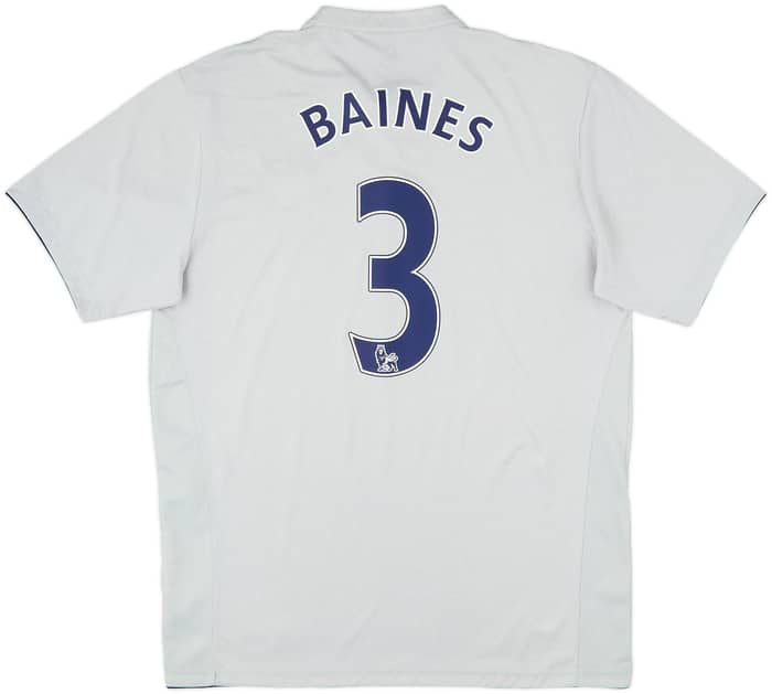 2011-12 Everton Third Shirt Baines #3 - 8/10 - (L)