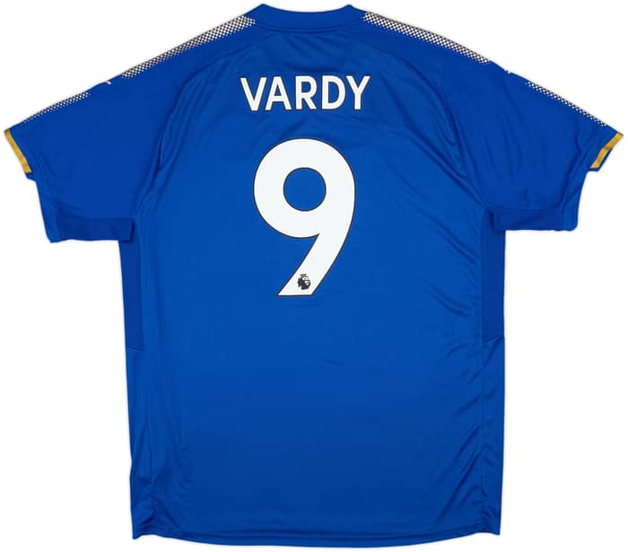 2017-18 Leicester Home Shirt Vardy #9 - 10/10 - (XL)