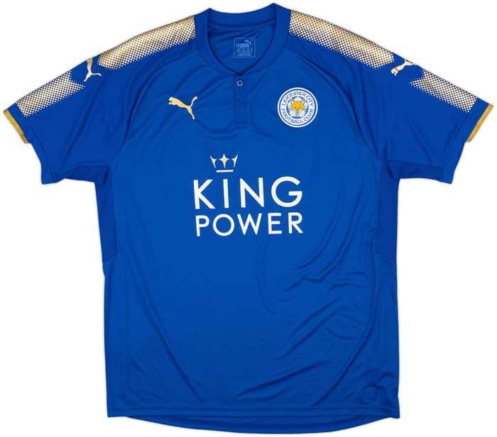 2017-18 Leicester Home Shirt Vardy #9 - 10/10 - (XL)