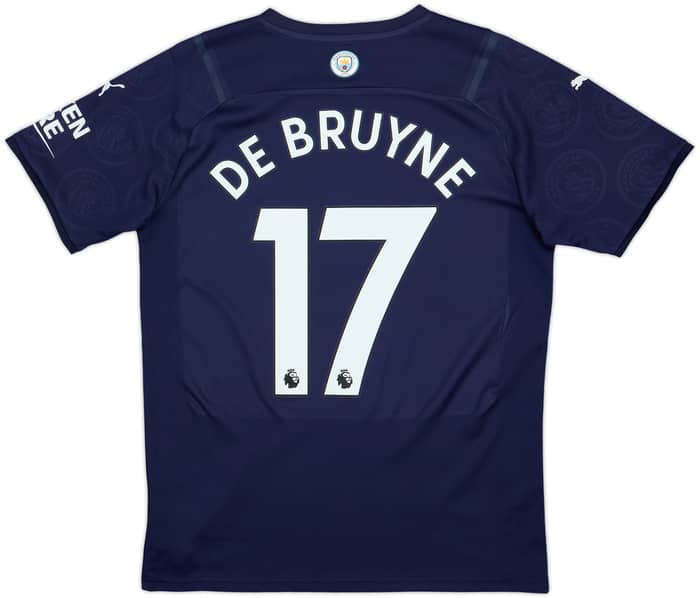 2021-22 Manchester City Third Shirt De Bruyne #17 - 8/10 - (M)