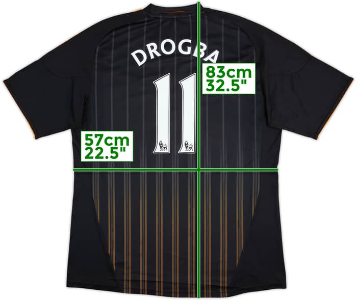 2010-11 Chelsea Away Shirt Drogba #11 - 10/10 - (XL)