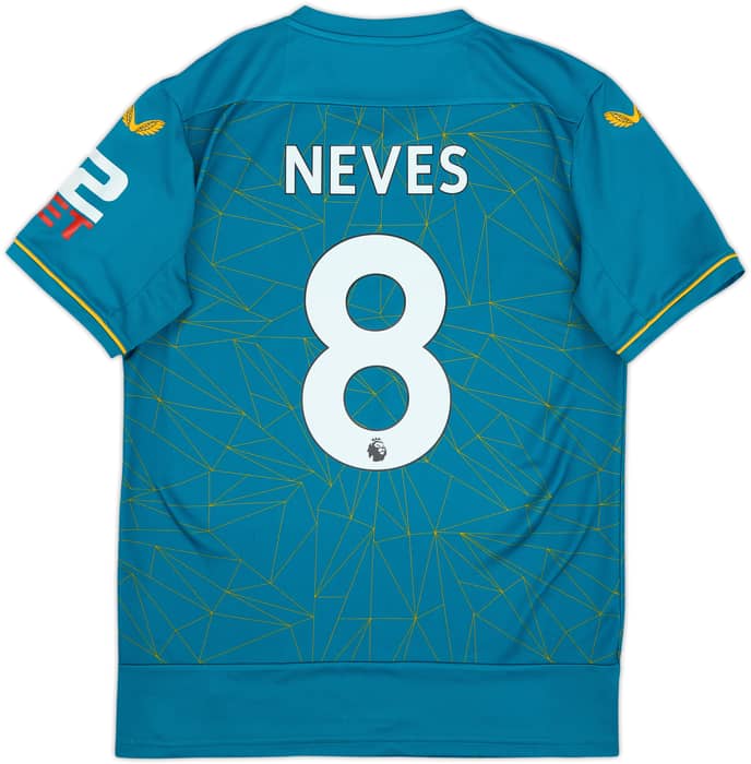 2022-23 Wolves Away Shirt Neves #8 - 7/10 - (M)