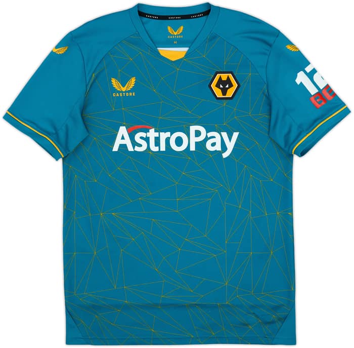 2022-23 Wolves Away Shirt Neves #8 - 7/10 - (M)