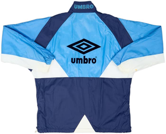 1990-92 England Umbro 1/2 Zip Track Jacket - 8/10 - (M)
