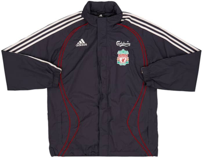 2006-07 Liverpool adidas Hooded Rain Jacket - 8/10 - (S)