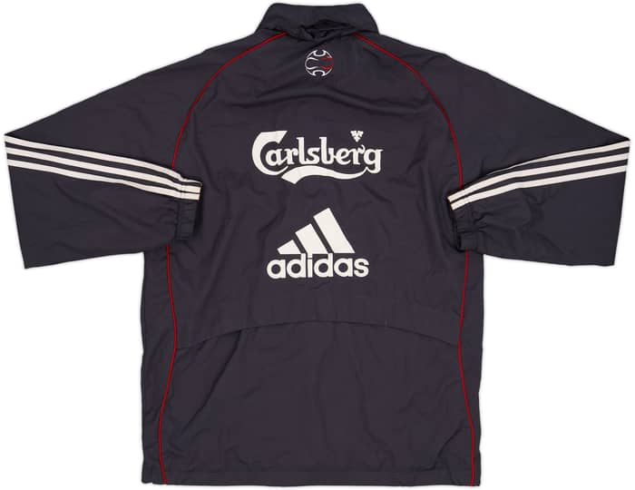2006-07 Liverpool adidas Hooded Rain Jacket - 8/10 - (S)