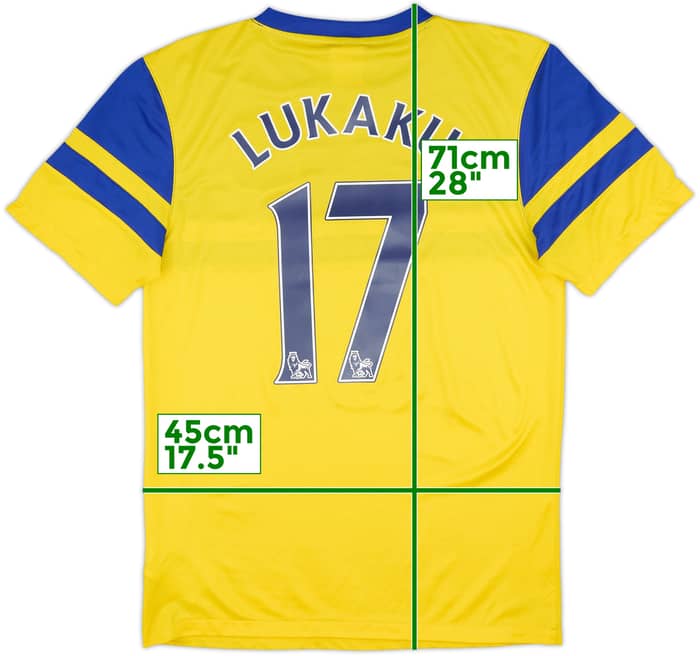 2013-14 Everton Away Shirt Lukaku #17 - 7/10 - (S)