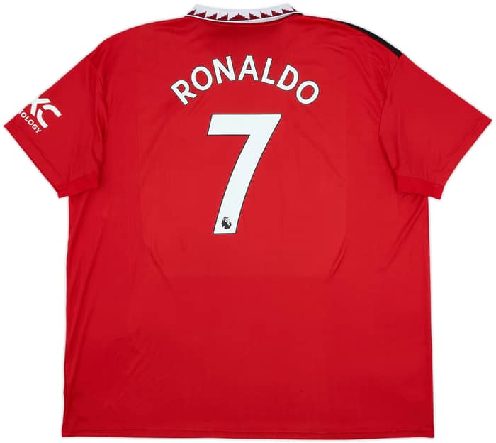 2022-23 Manchester United Home Shirt Ronaldo #7 - 8/10 - (3XL)