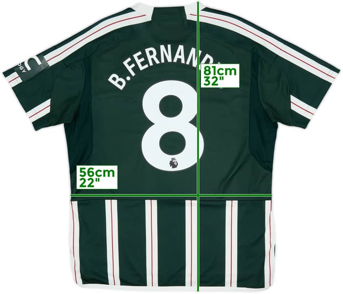 2023-24 Manchester United Away Shirt B.Fernandes #8 - 8/10 - (XL)
