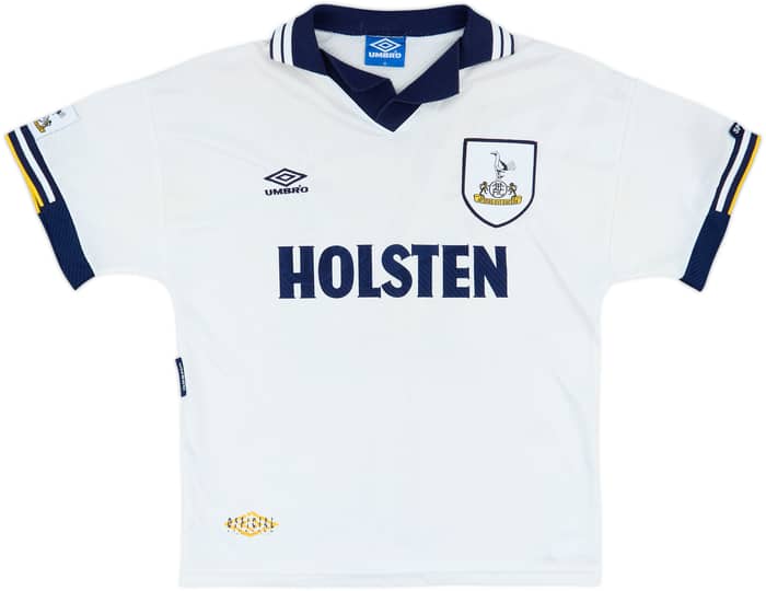 1993-95 Tottenham Home Shirt Klinsmann #18 - 8/10 - (M)