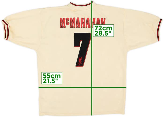 1996-97 Liverpool Away Shirt McManaman #7 - 5/10 - (L)