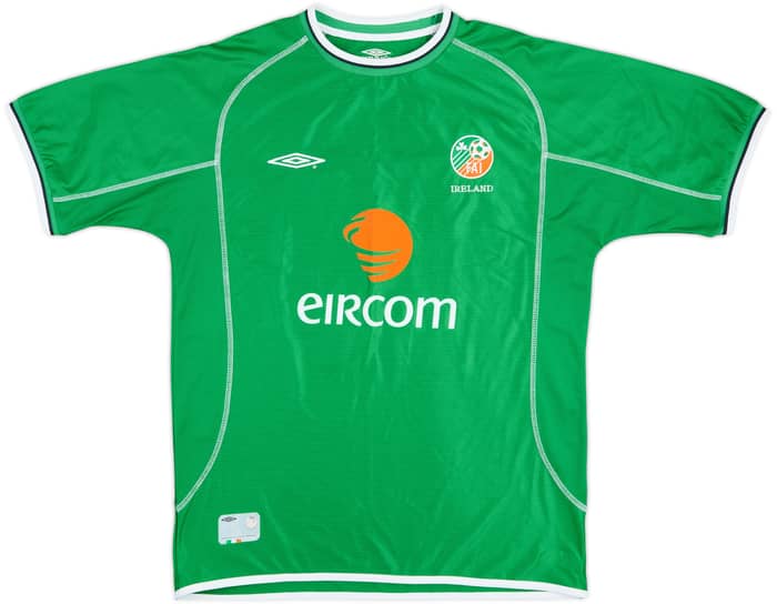 2002-03 Ireland Home Shirt R.Keane #10 - 9/10 - (L)