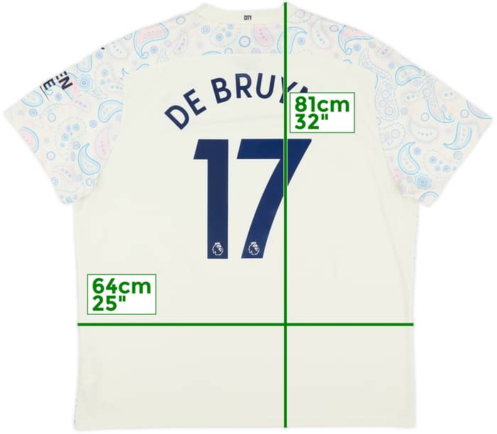 2020-21 Manchester City Third Shirt De Bruyne #17 - 10/10 - (3XL)