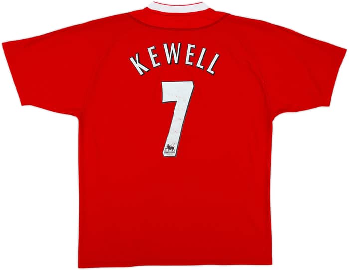 2002-04 Liverpool Home Shirt Kewell #7 - 6/10 - (L)