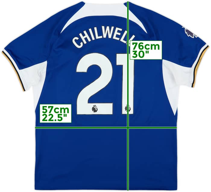 2023-24 Chelsea Home Shirt Chilwell #21 - 8/10 - (XL)