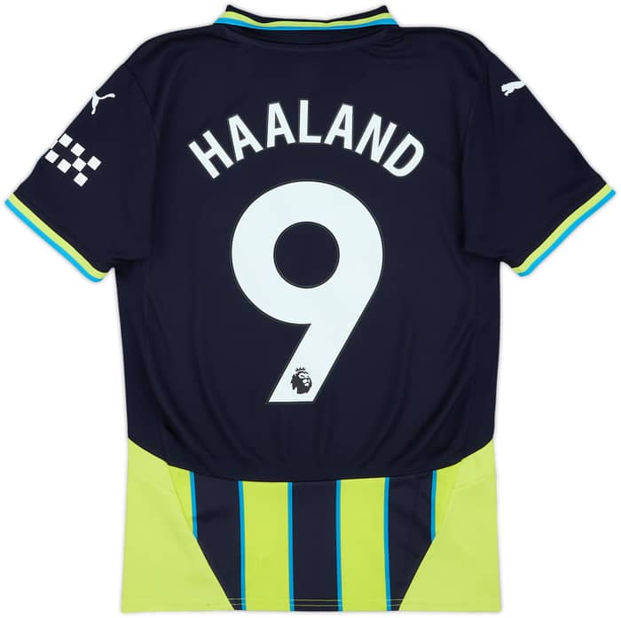 2024-25 Manchester City Away Shirt Haaland #9 - 10/10 - (XS)