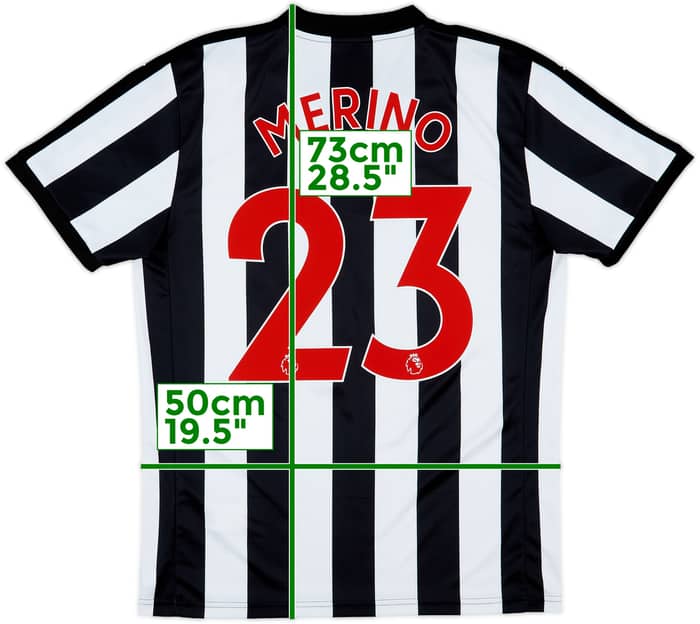 2017-18 Newcastle Home Shirt Merino #23 - 8/10 - (M)