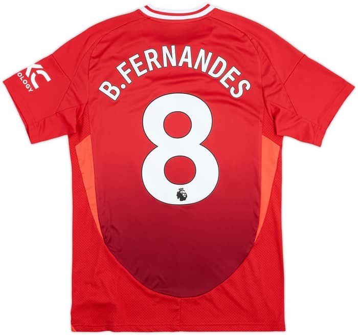 2024-25 Manchester United Home Shirt B.Fernandes #8 - 9/10 - (M)