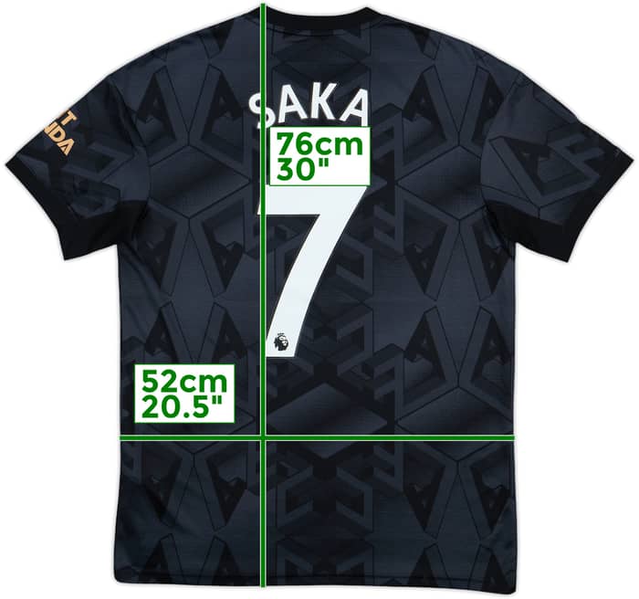 2022-23 Arsenal Away Shirt Saka #7 - 9/10 - (M)