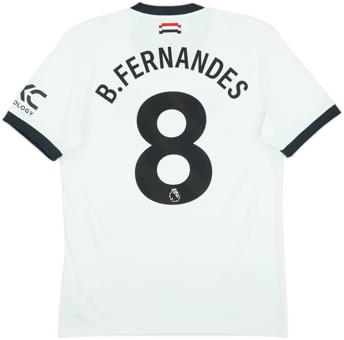2024-25 Manchester United Third Shirt B.Fernandes #8 - 7/10 - (M)