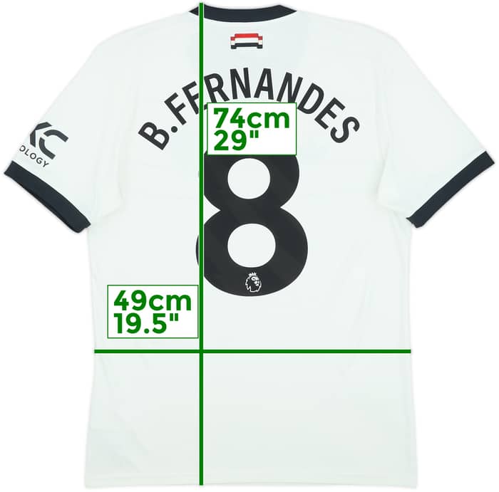 2024-25 Manchester United Third Shirt B.Fernandes #8 - 7/10 - (M)